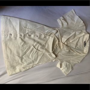 Zara white collared dress